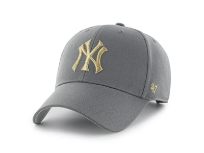 Jockey 47 Mlb New York Yankees Metallic Snap Hombre Gris