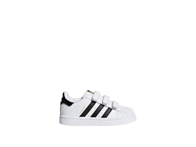 Zapatilla Adidas Superstar Velcro Infantil Blanco