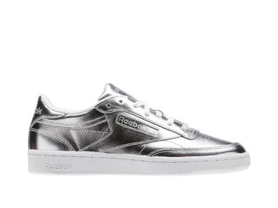 Zapatilla REEBOK CLUB C 85 S SHINE SILVER/WHT