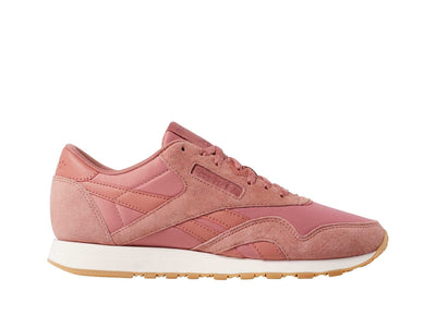 Zapatilla Reebok Cl Nylon Mujer Rosado