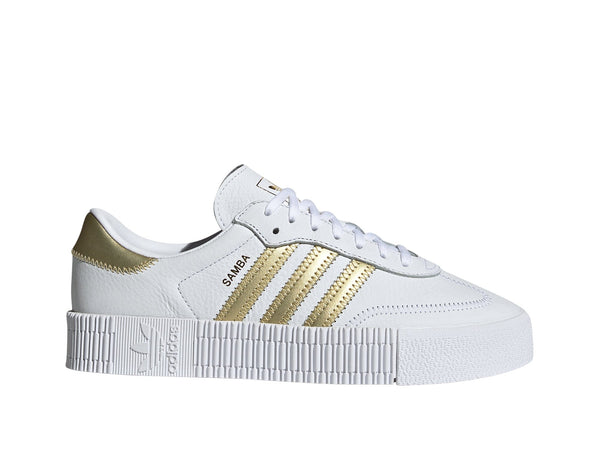 Zapatilla Adidas Sambarose Plataforma Mujer Blanco