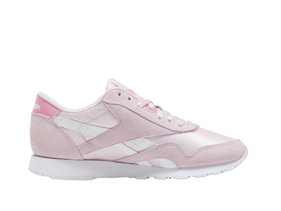 Zapatilla Reebok Cl Nylon Mujer Rosado