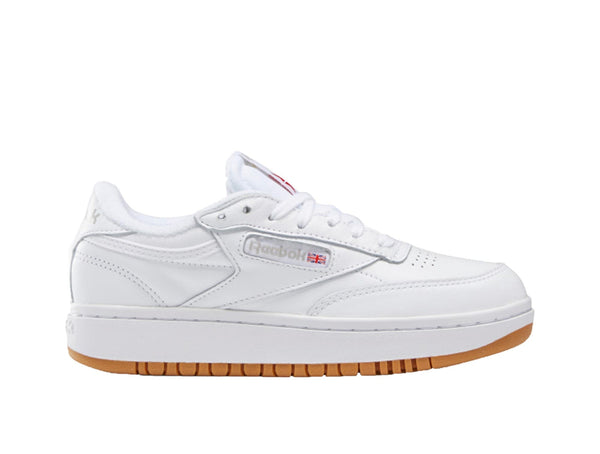 Zapatilla Reebok Plataforma Club C Double Mujer Blanco