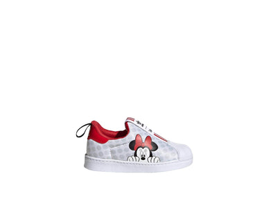 Zapatilla Adidas Superstar 360 Minnie Mouse Infantil Blanco