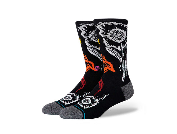 Calcetin Stance Helix Crew Unisex Negro