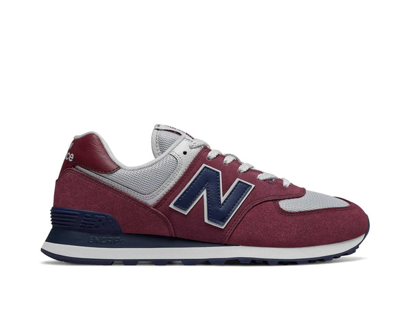 Zapatilla New Balance 574 Hombre Burdeo