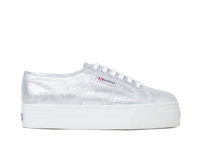 Zapatilla Superga 2790 Plataforma Mujer Plateado