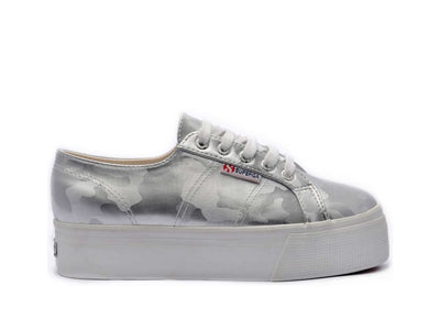 Zapatilla Superga 2790 Plataforma Mujer Camo Gris