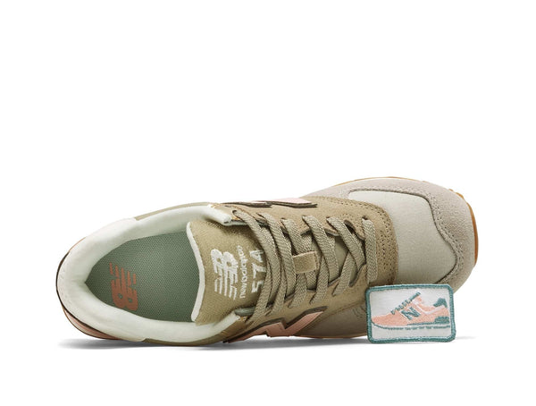 Zapatilla New Balance 574 Mujer Beige